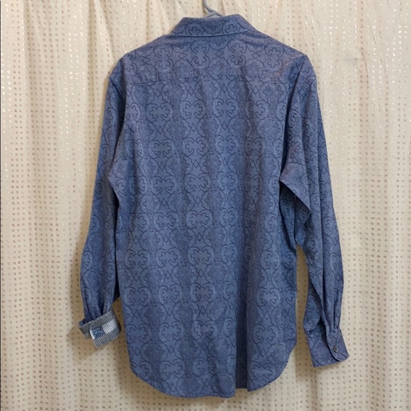 Blue Robert Graham Button Down - Picture 6 of 6